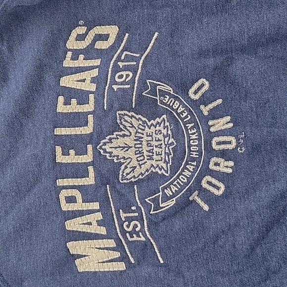 Toronto Maple Leafs The Original Retro Brand Boys or Girls Sweater Size XS Blue - Picture 2 of 7